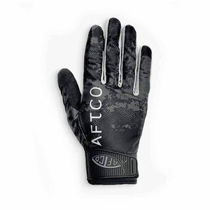 Aftco Black Storm Camo JigPro Gloves