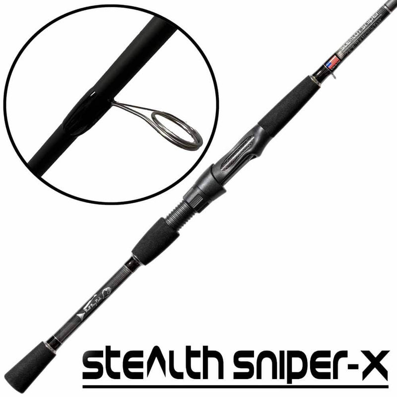 shimano bull whip graphite fishing rod bw-1602 Bull Bay Stealth Sniper-X Spinning Rod – Capt. Harry's Fishing Supply