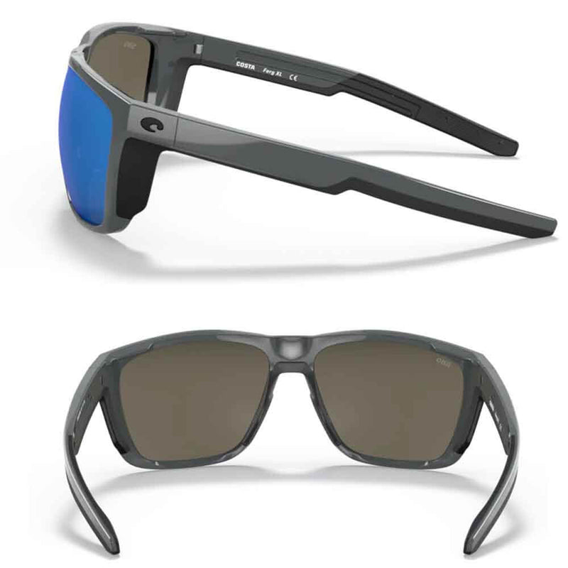 Costa Ferg XL Shiny Gray Polarized Sunglasses - Capt. Harry's