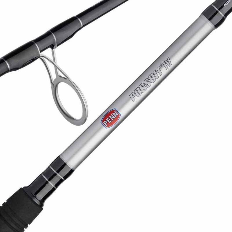 PENN Pursuit IV Spinning, vismolens, spinhaspels, zee - kustvissen, spinvissen, jig, lokaashaspel voor allround gebruik, boot, kajak, kust, uniseks, zwart zilver 4000