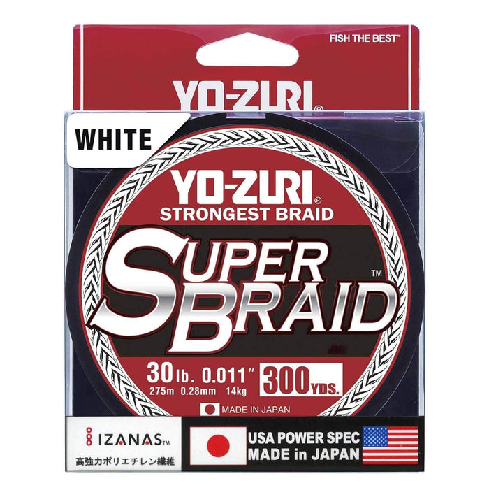 Yo-Zuri Super Braid 300Yd White
