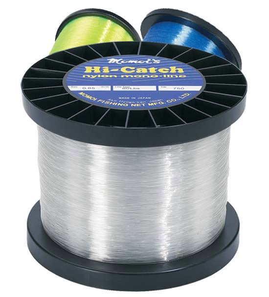 Momoi Hi-Catch Nylon Monofilament Line (2 lb Bulk Spool) 20 lb / Clear