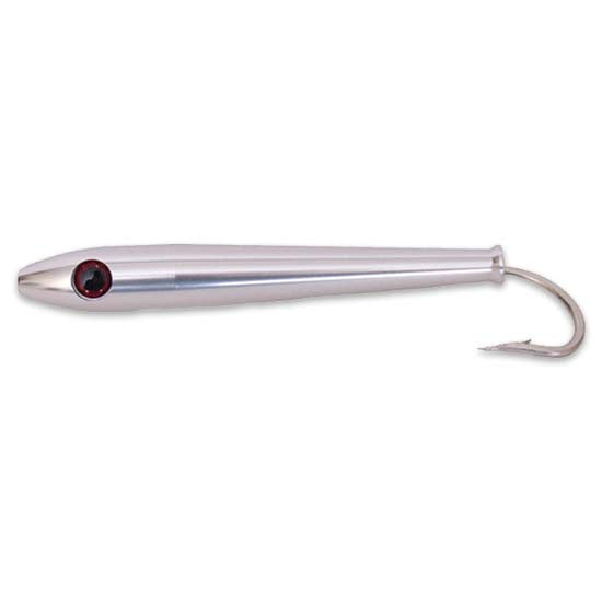 Red Eye Aluminum Tuna Stick Cedar Plug Large / Stainless Steel