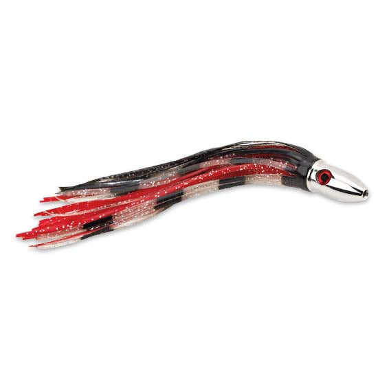 bullet fishing lures 7 Blunt Bullet: Blue Dots designed for use with 6 275# braided cable. Sm Ss Bullet Head Purple/Black