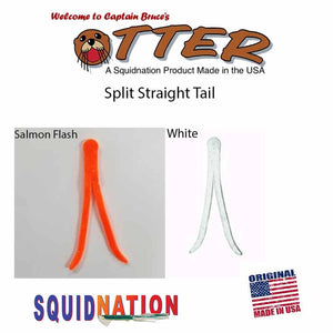 Otter Tail Straight Split Jig Tail
