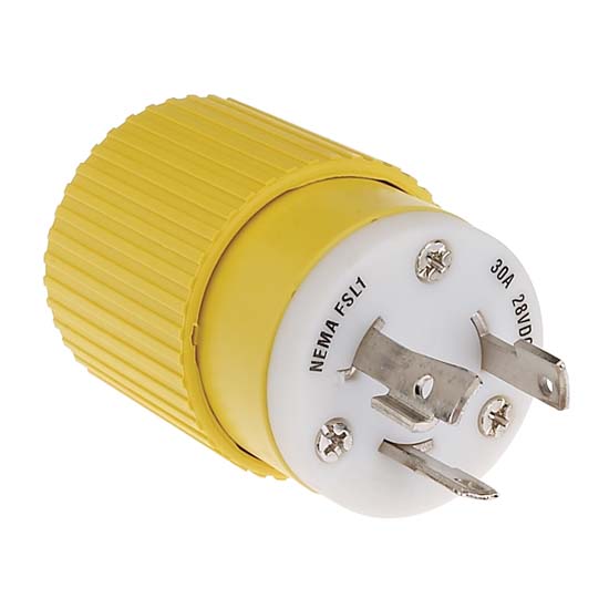 Hubbell 30 AMP Male Twist Lock Electrical Plug - Capt. Harry's