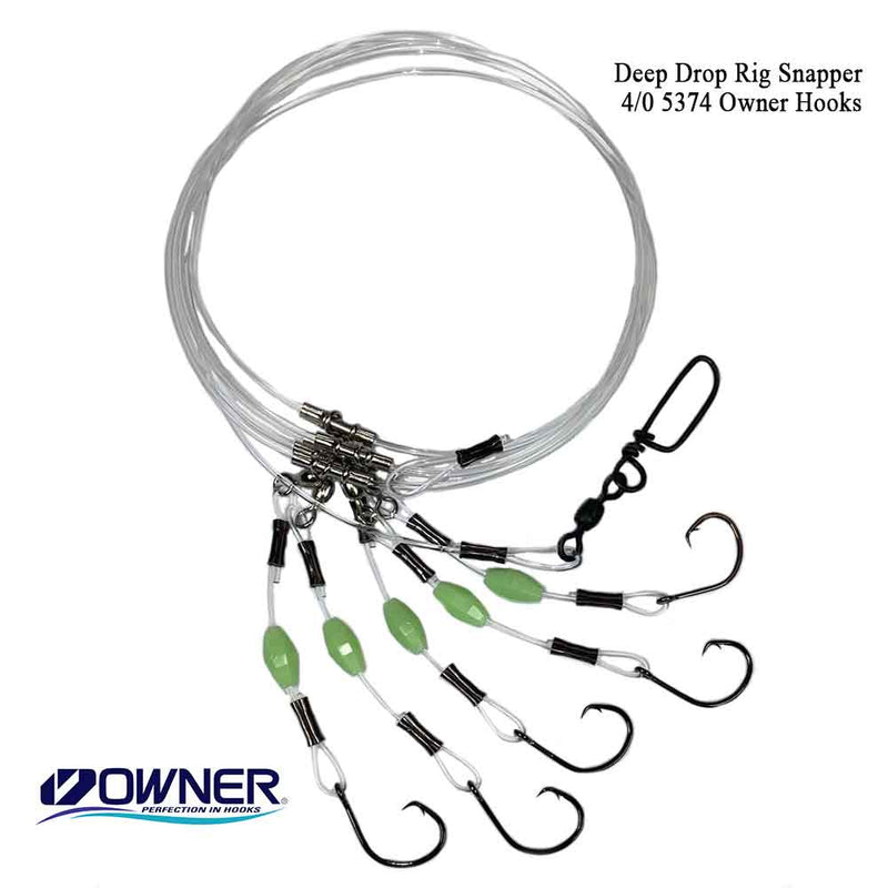 RITE ANGLER Deep Drop Snapper Rig 400lb. Mono, 4, 12/0 hooks – Crook and  Crook Fishing, Electronics, and Marine Supplies