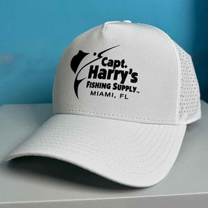 Capt. Harry's NB Logo White Performance Hat