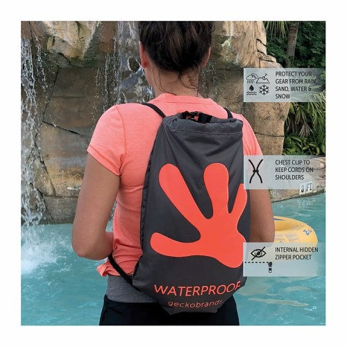Gecko Waterproof Drawstring Backpack – Capt. Harry's Fishing Supply