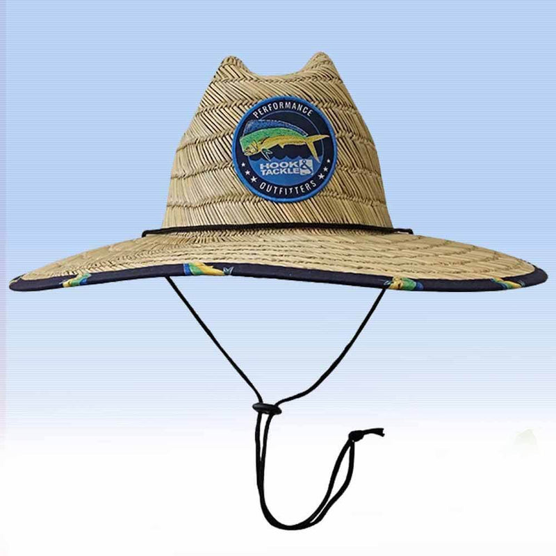 Hook & Tackle Mahi Mahi Natural Lifeguard Straw Hat – Capt