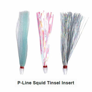 P-Line 4.5In Tinsel Squid Inserts 3Pk