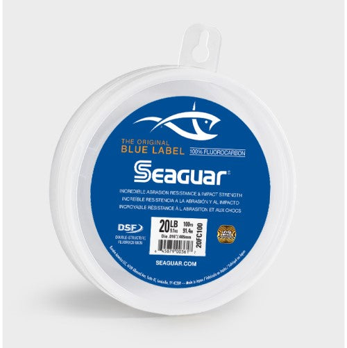 Seaguar 100YDS Clear Blue Label Fluorocarbon Leader - Capt. Harry's Fishing  Supply