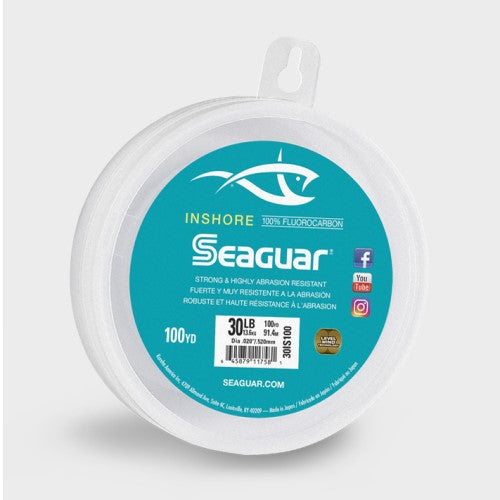Seaguar 100YDS Clear In Shore Fluorocarbon Leader - Capt. Harry's Fishing  Supply