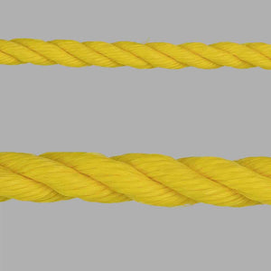 Yellow Nylon Poly Rope Per FT