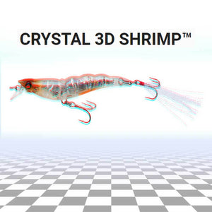 Yo-Zuri R1162 Crystal 3D Shrimp 3.5 IN Plug