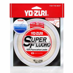 Yo-Zuri Superfluoro Fluorocarbon Leader 100Yd Spool