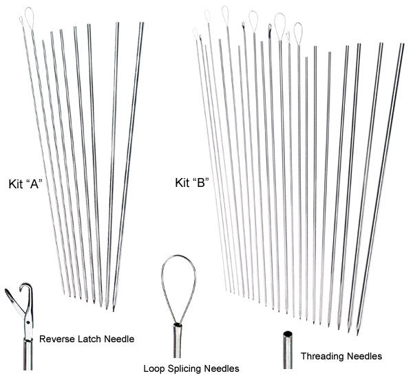 .com: DaHo Products 80 to 100# Mono Threading Needle - Model