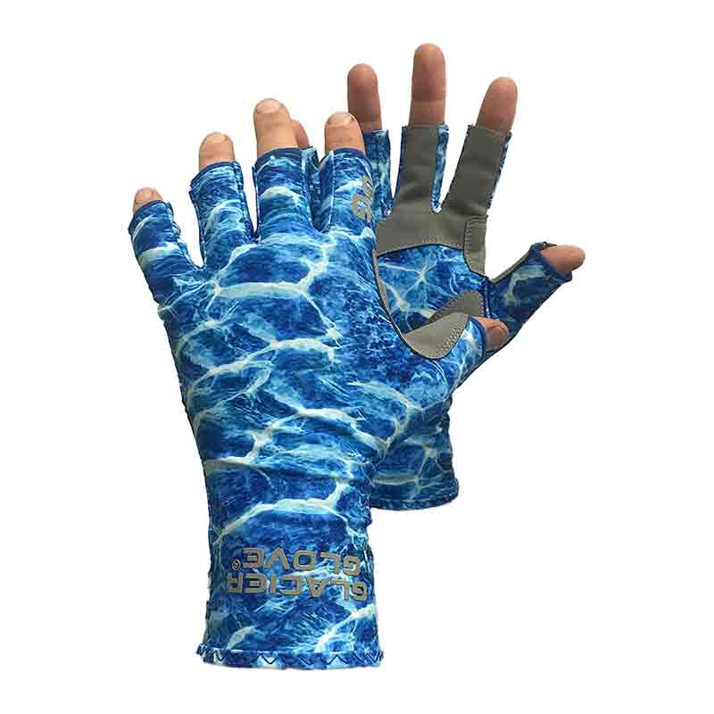Glacier Outdoor Blue Camo Islamorada Sun Glove - Capt. – Capt