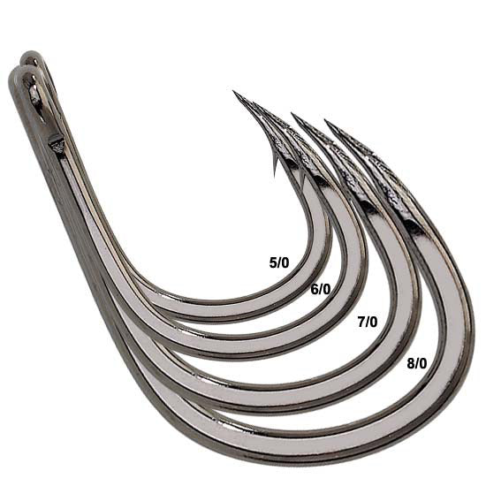Stainless Steel Fishing Hook 2X Strong Live Bait Circle Hook