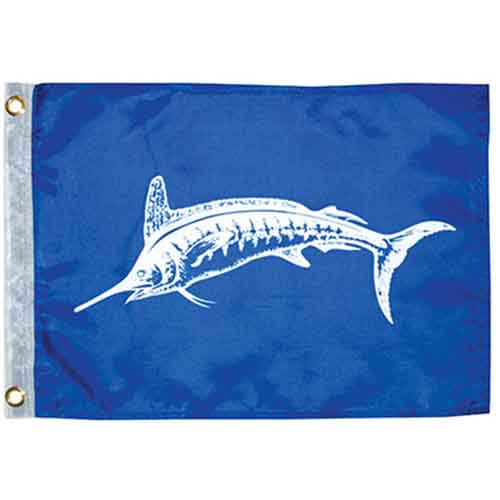 White Marlin Outrigger Flag - Capt. Harry's Fishing Supply