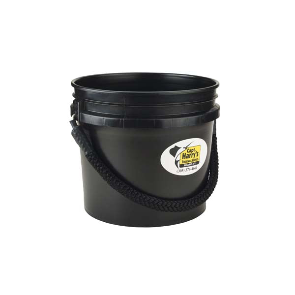 Black Plastic Bucket Lid for 3 1/2 & 5 Gal Buckets