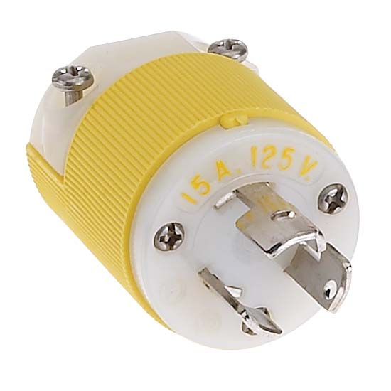 Hubbell 15 AMP Male Twist Lock Plug - Capt. Harry's Fishing Supply
