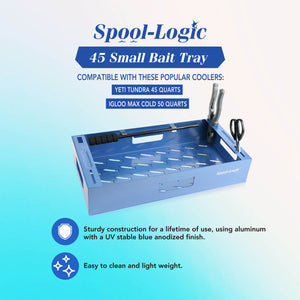 Spool Logic Small Bait Tray For Size 45 Cooler