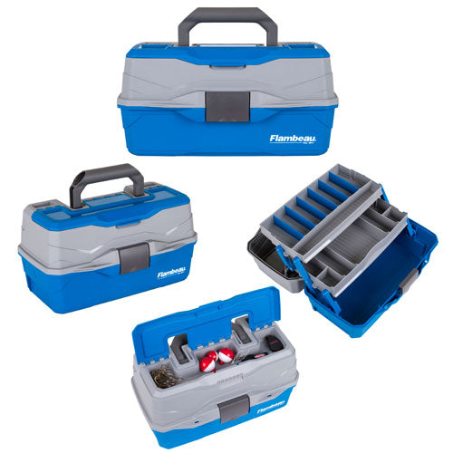 Flambeau Classic 2-Tray Tackle Box - Blue Flambeau Classic 2-Tray Tackle Box - Blue