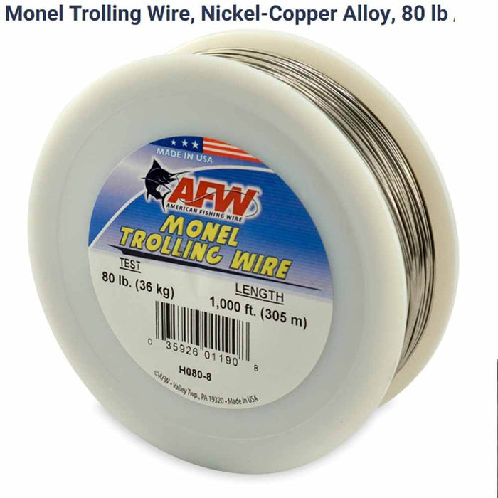 AFW Monel Trolling Wire 1000FT Spool