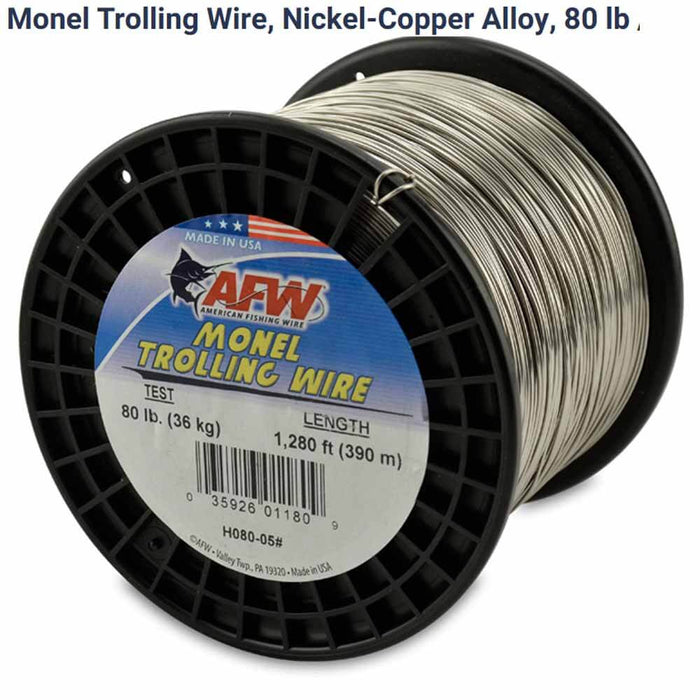 AFW Monel Trolling Wire 5LB Spool