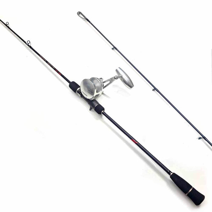 Accurate Valiant BV2 500N Reel And Temple Reef Project X Power 4 Slow Pitch Rod Combo