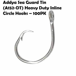 Addya Sea Guard Tin (A152-DT) Heavy Duty Inline Circle Hooks –  100PK