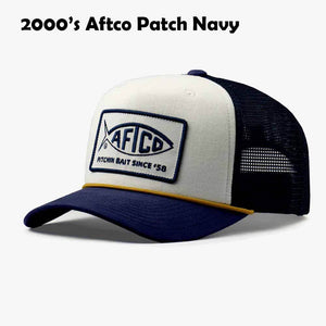 Aftco Navy 00'S Patch Trucker