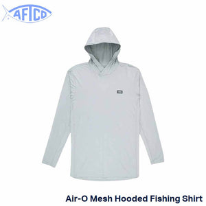 Aftco Harbor Gray Heather Air O Mesh Performance Hoodie