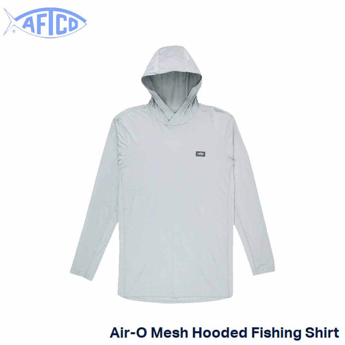 Aftco Harbor Gray Heather Air O Mesh Performance Hoodie
