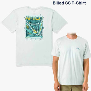 Aftco Seafoam Heather Billed T-Shirt