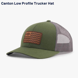 Canton Olive Low Profile Trucker Hat