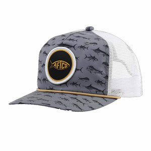 Aftco Charcoal Big 3 Trucker Hat