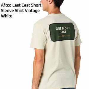 Aftco Vintage White Last Cast T-Shirt