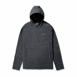 Aftco Black Heather Coastal Layer HD Performance Hoodie