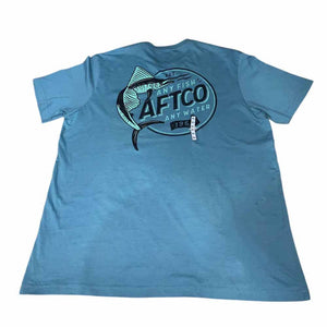 Aftco Storm Blue Big Game Pocket Tee