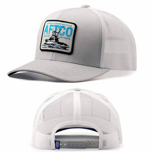 Aftco Silver Mixed Bag Trucker Hat