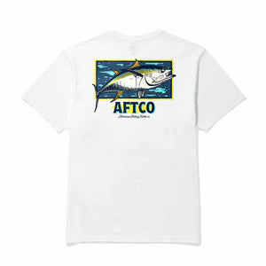 Aftco White Reflective T-Shirt