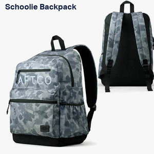 Aftco Navy Grander Camo Schoolie Backpack