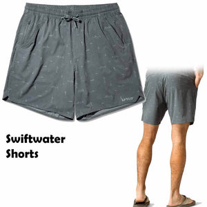 Aftco Charcoal Swiftwater Shorts