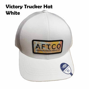 Aftco White Victory Trucker Hat