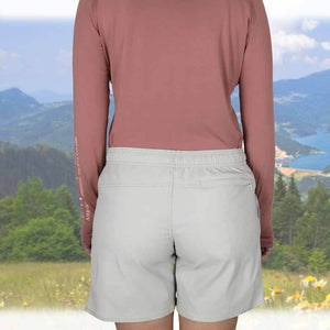 Aftco Women's Sirena Hybird Tech Shorts Ash