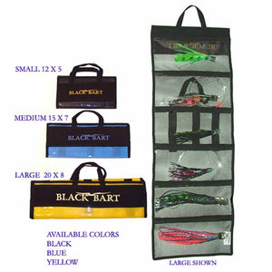 Black Bart Black Small 6 Pocket Lure Bag