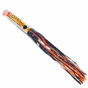 Black Bart Orange Cheetah Custom Crooked Island Candy Trolling Lure