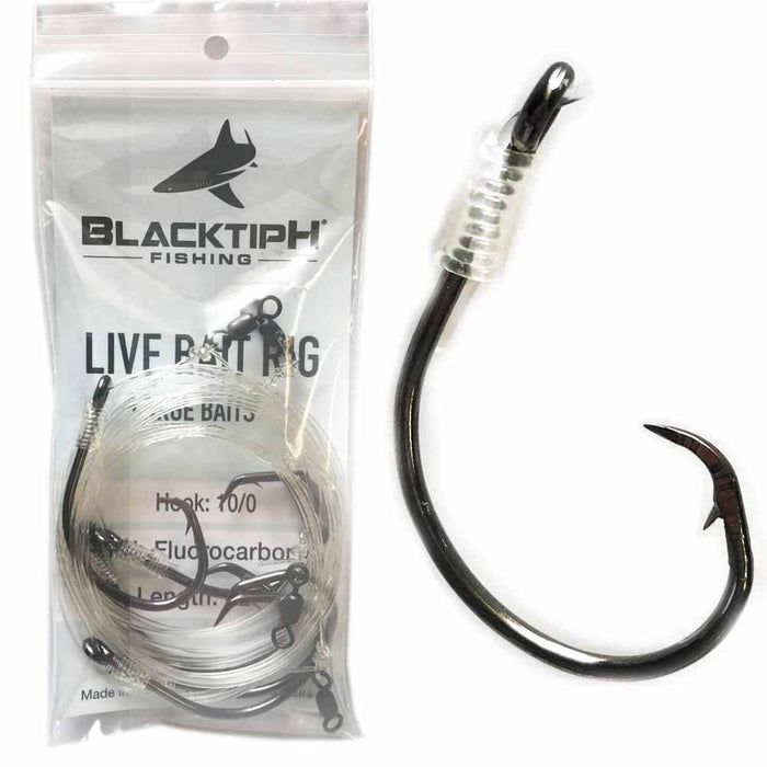 Blacktiph Large Live Bait Rigs 5Pk